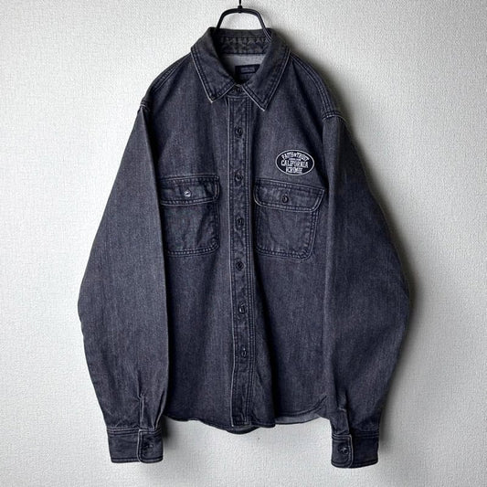 Crimie Denim Shirt Black