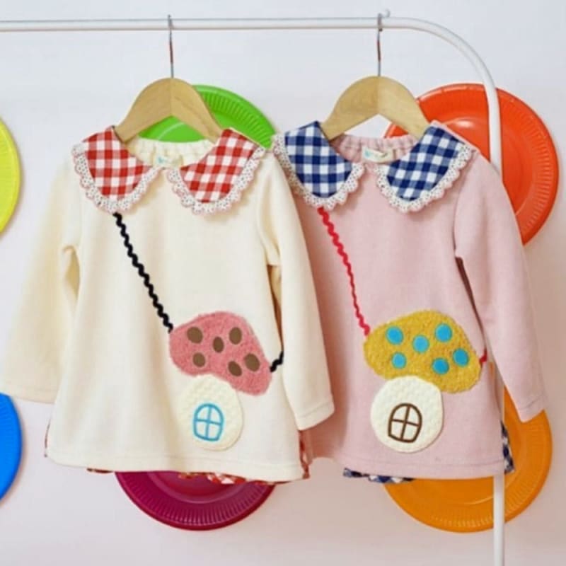 Babycheer Mushroom Pouch Sweater 110cm