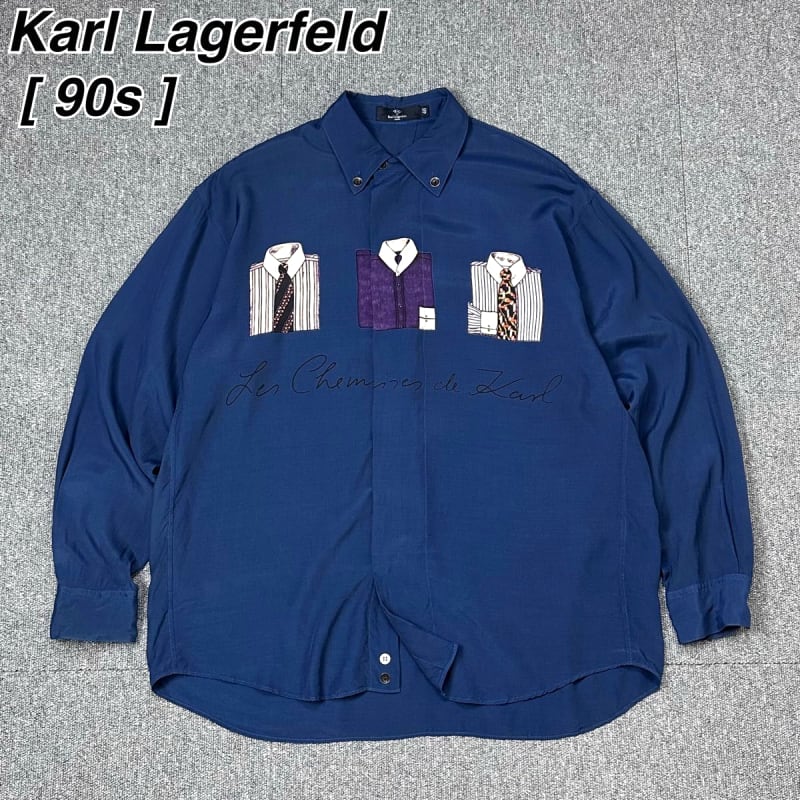 90s Karl Lagerfeld Wide Shirt Retro Archive