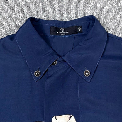 90s Karl Lagerfeld Wide Shirt Retro Archive