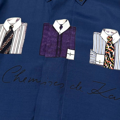 90s Karl Lagerfeld Wide Shirt Retro Archive