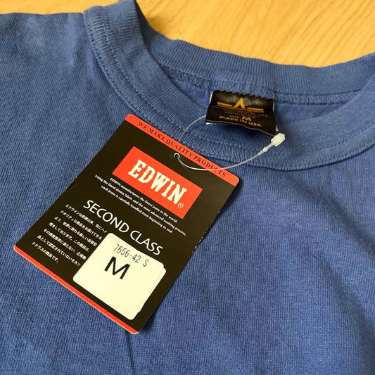 EDWIN Alpha Industries Blue T-Shirt Size M