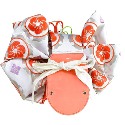 Kimono Shichi-Go-San Girl's Obi White Pattern New