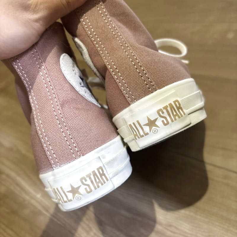 Converse All Star High Cut Sneakers Heart Logo Pink