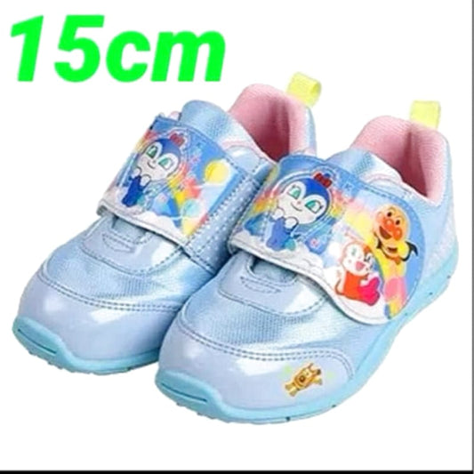 New Anpanman Kids Sneakers 15cm Blue