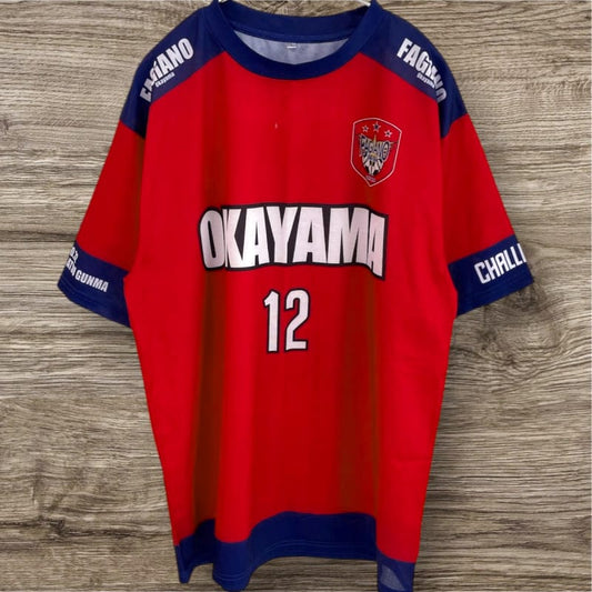 Fagiano Okayama Top Short Sleeve T-Shirt Red Size L
