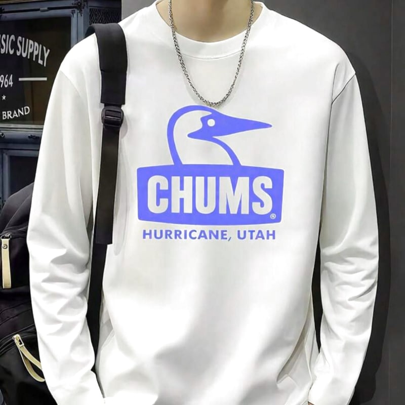 Chums Long Sleeve T-Shirt White