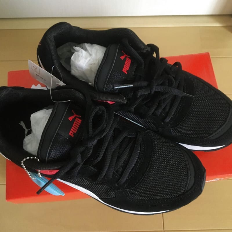 Puma Sneakers Black 24cm New
