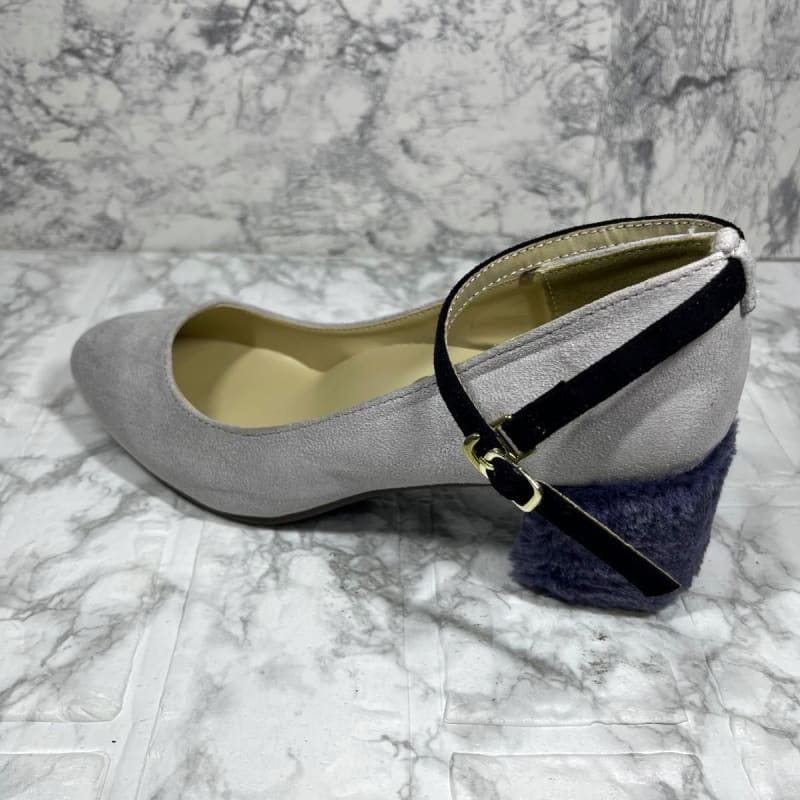Nouber Voug Relax Chunky Heel Pumps L Size