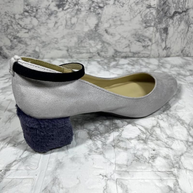 Nouber Voug Relax Chunky Heel Pumps L Size