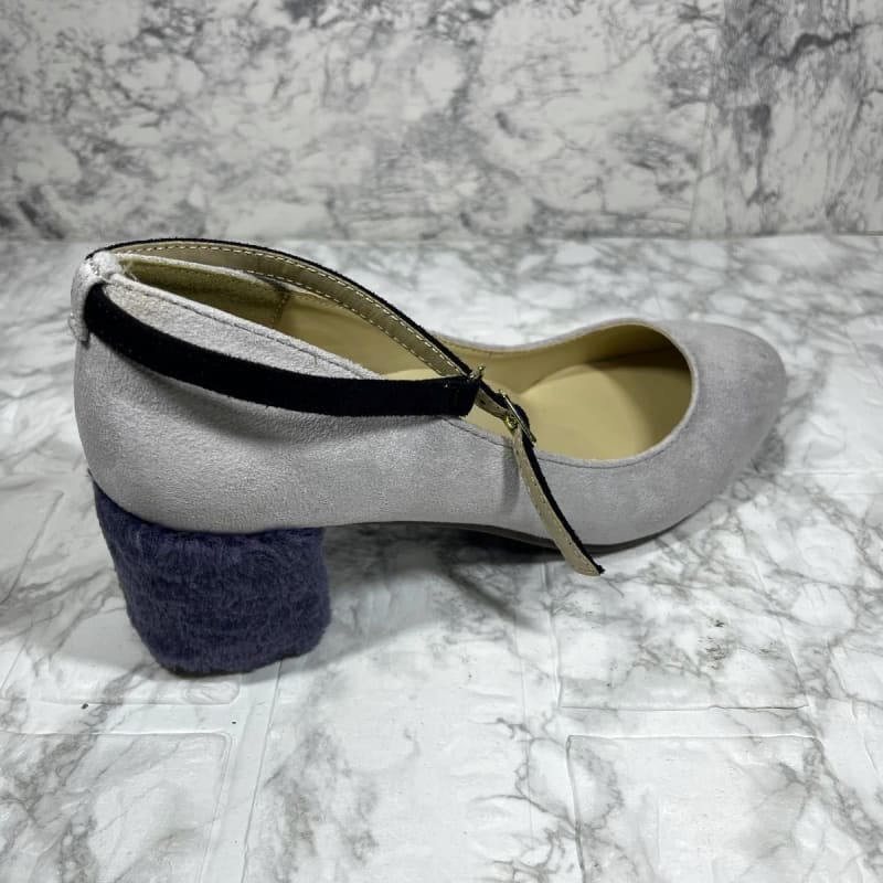 Nouber Voug Relax Chunky Heel Pumps L Size