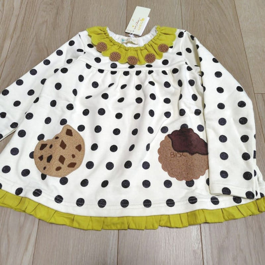 New Baby Cheer Biscuit Dot Tunic 120