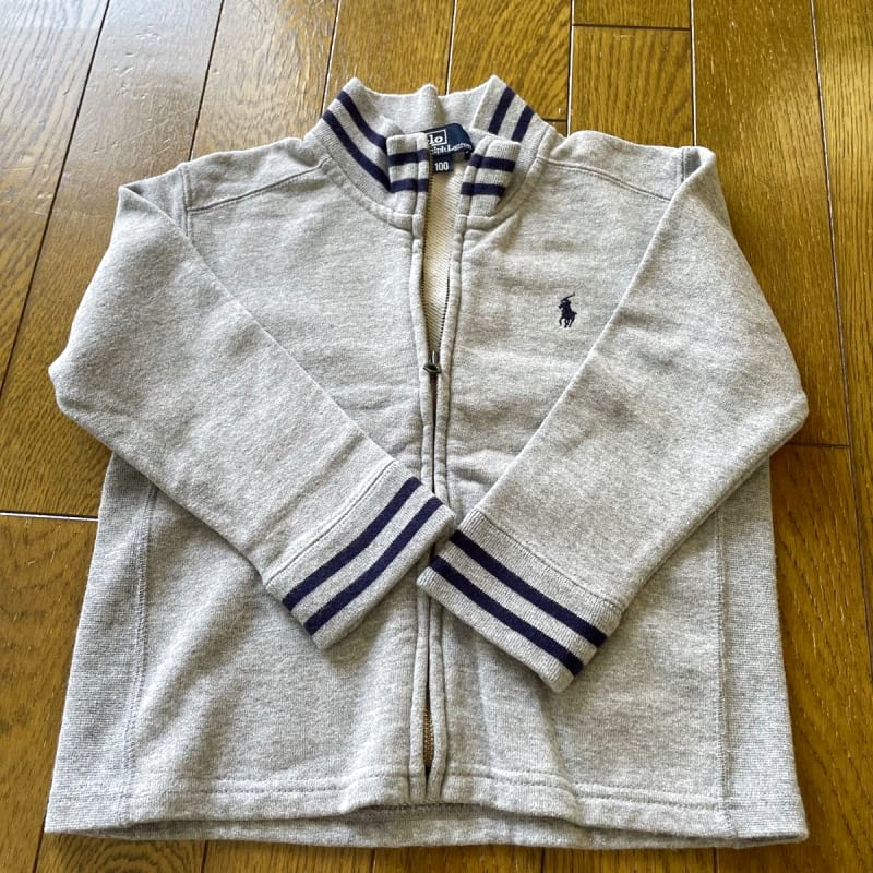 Ralph Lauren Kids Full Zip Sweatshirt 100 Gray