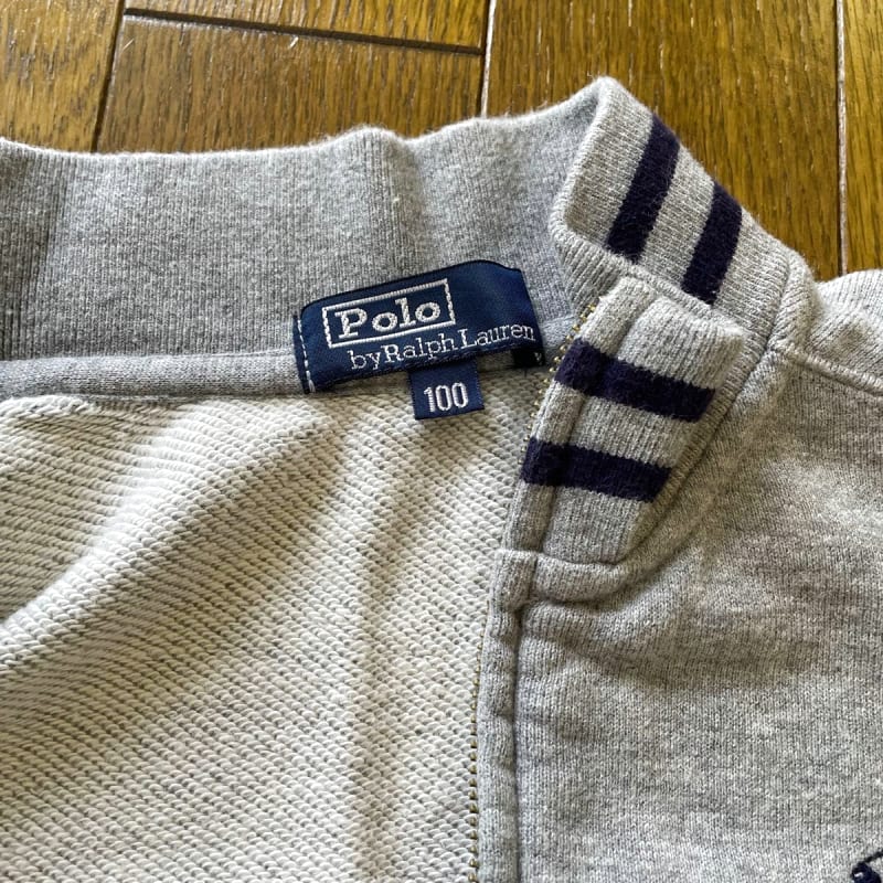 Ralph Lauren Kids Full Zip Sweatshirt 100 Gray