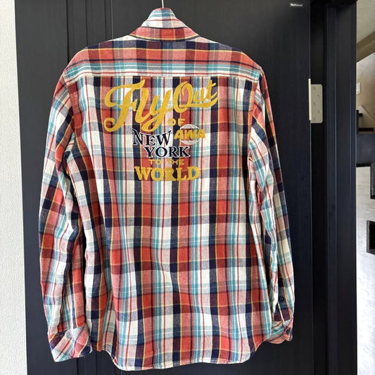 Avirex Flannel Check Shirt Multi-Color M