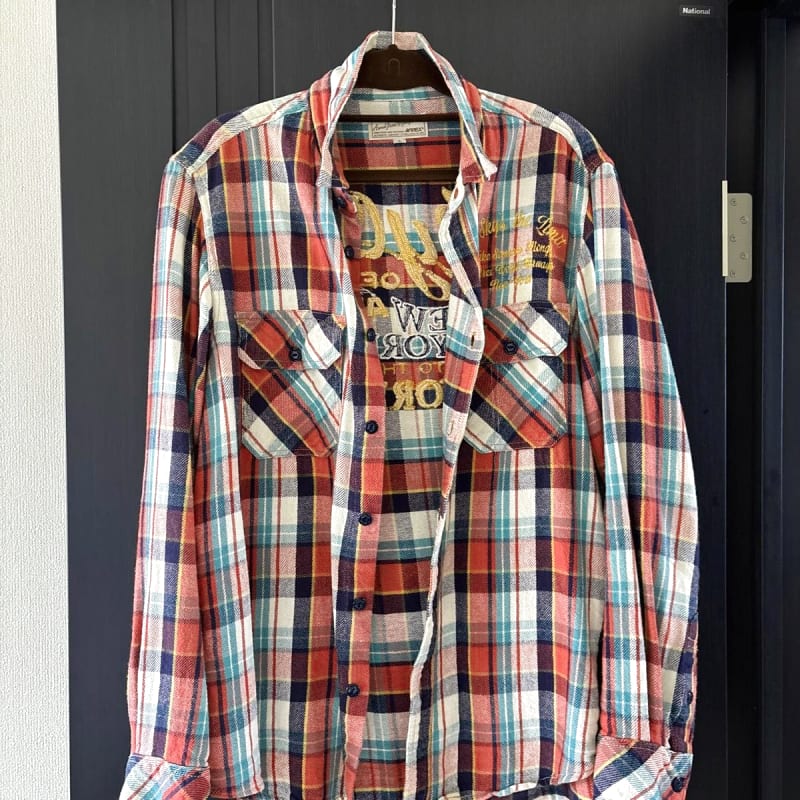 Avirex Flannel Check Shirt Multi-Color M
