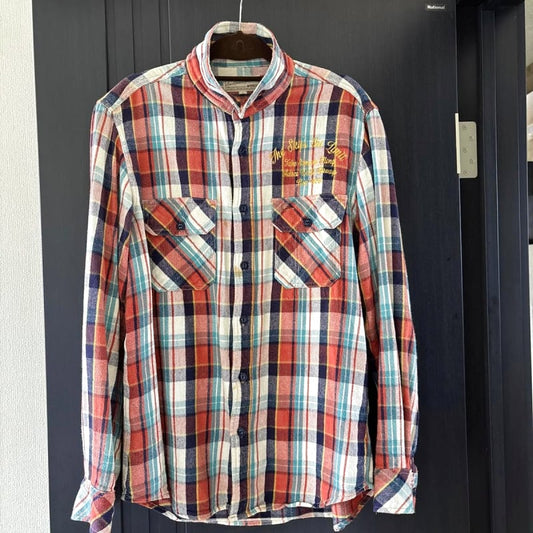 Avirex Flannel Check Shirt Multi-Color M