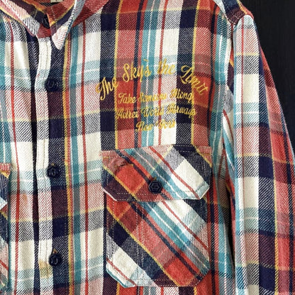 Avirex Flannel Check Shirt Multi-Color M