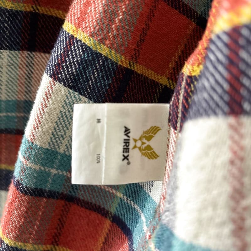 Avirex Flannel Check Shirt Multi-Color M