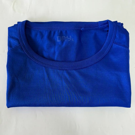 Blue Mesh Short Sleeve T-Shirt