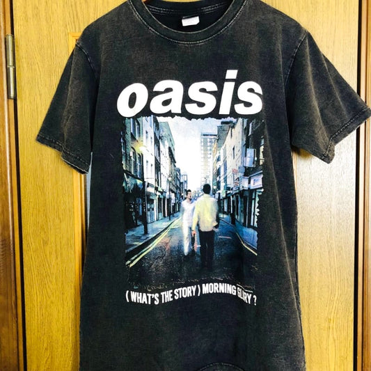 Oasis Morning Glory Band T-Shirt Size L Black
