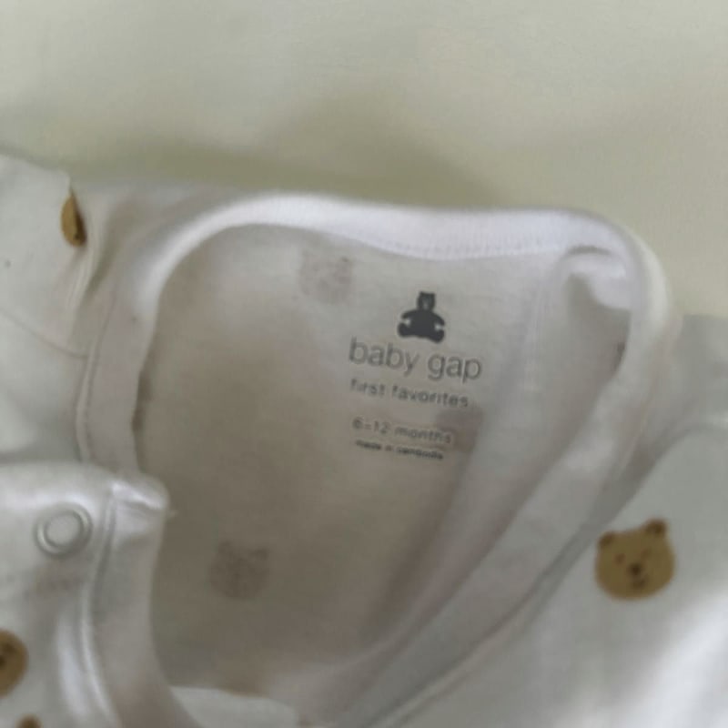 GAP Romper Bear Butt 6-12 Months