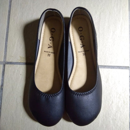 O.G.A Flat Shoes Pumps Black M Size