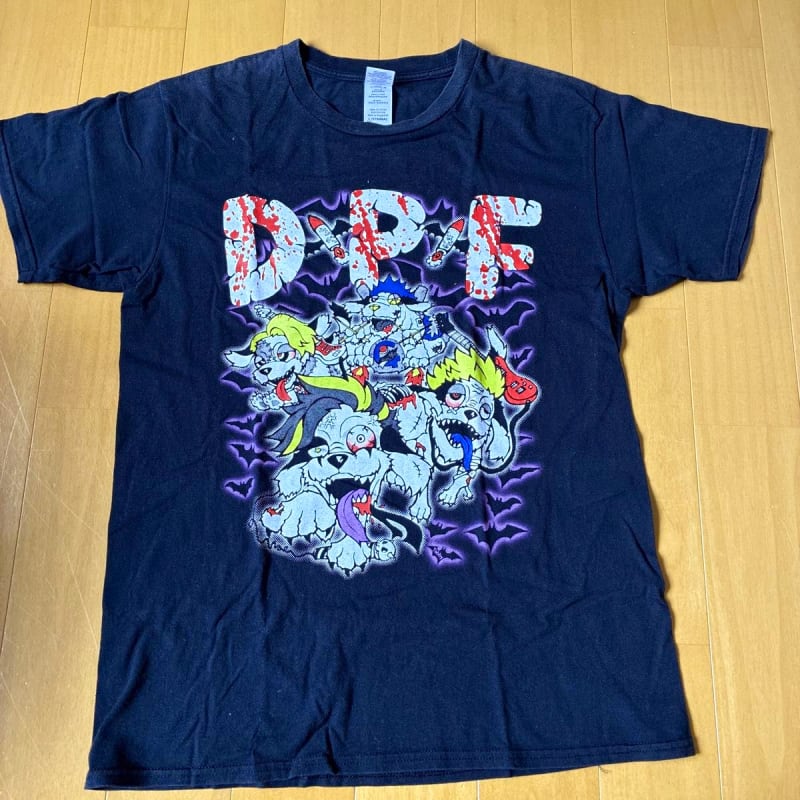 D.P.F Graphic T-Shirt Black Men's Streetwear