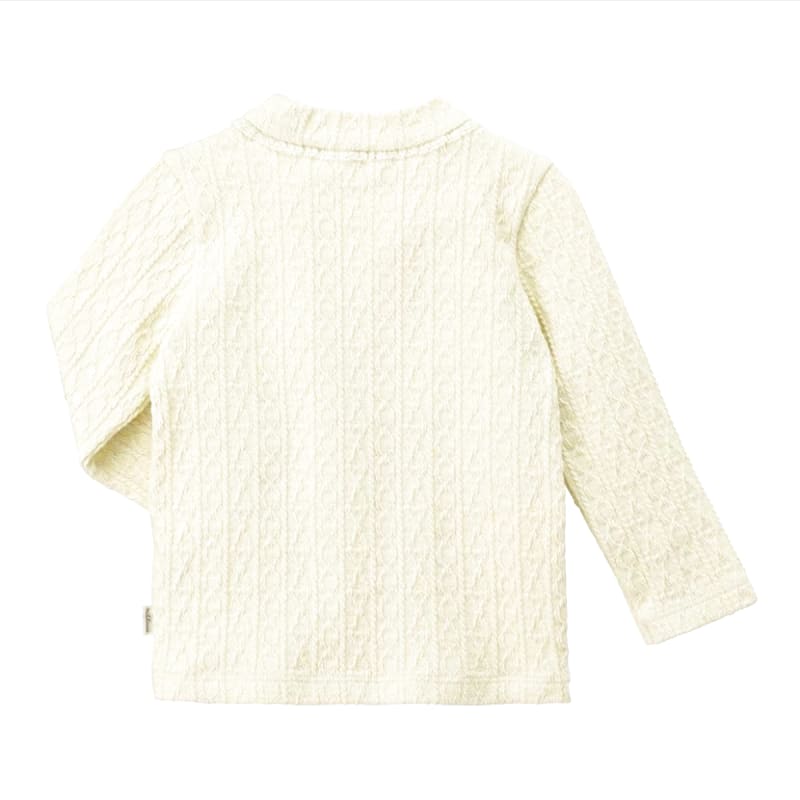 Used Mikihouse Jumper Skirt & Cable Knit Long Sleeve T-Shirt Set 80