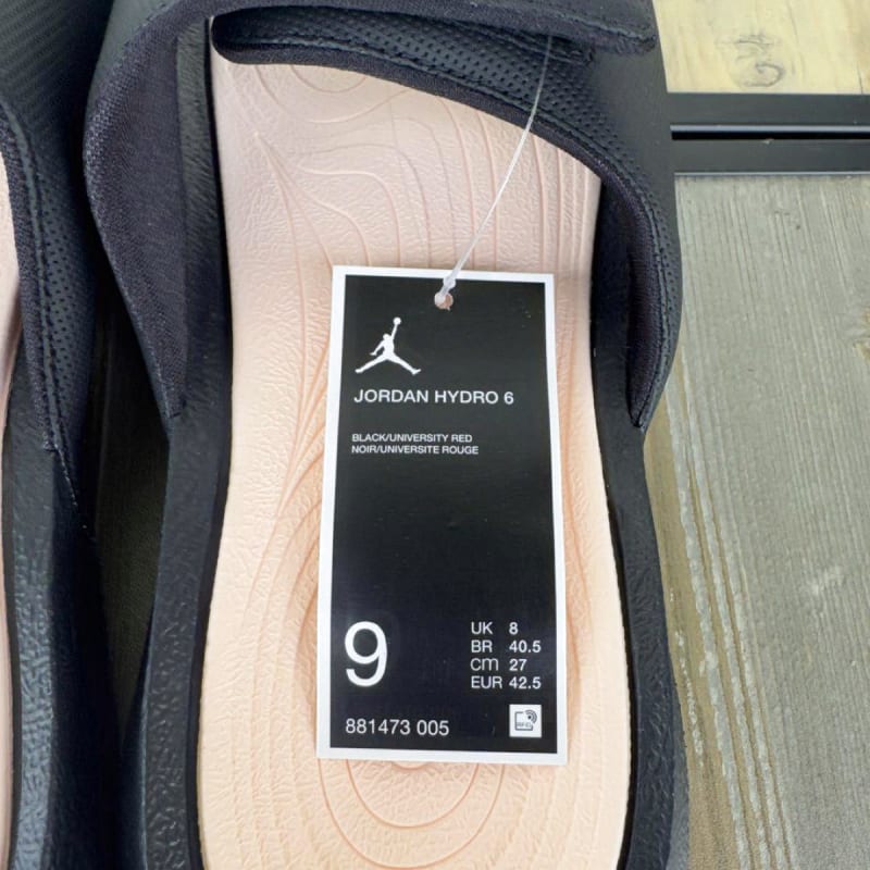 Nike Jordan Hydro Sandals Black 27cm New