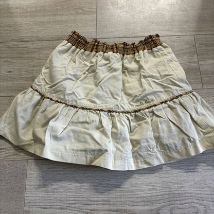Miki House Reversible Check Skirt 120