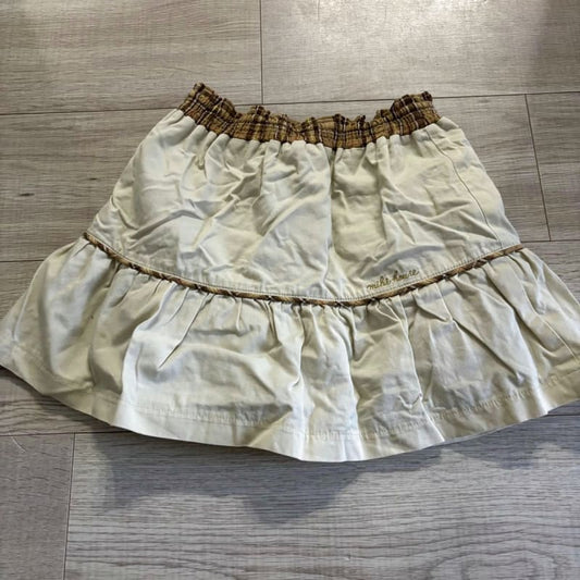 Miki House Reversible Check Skirt 120