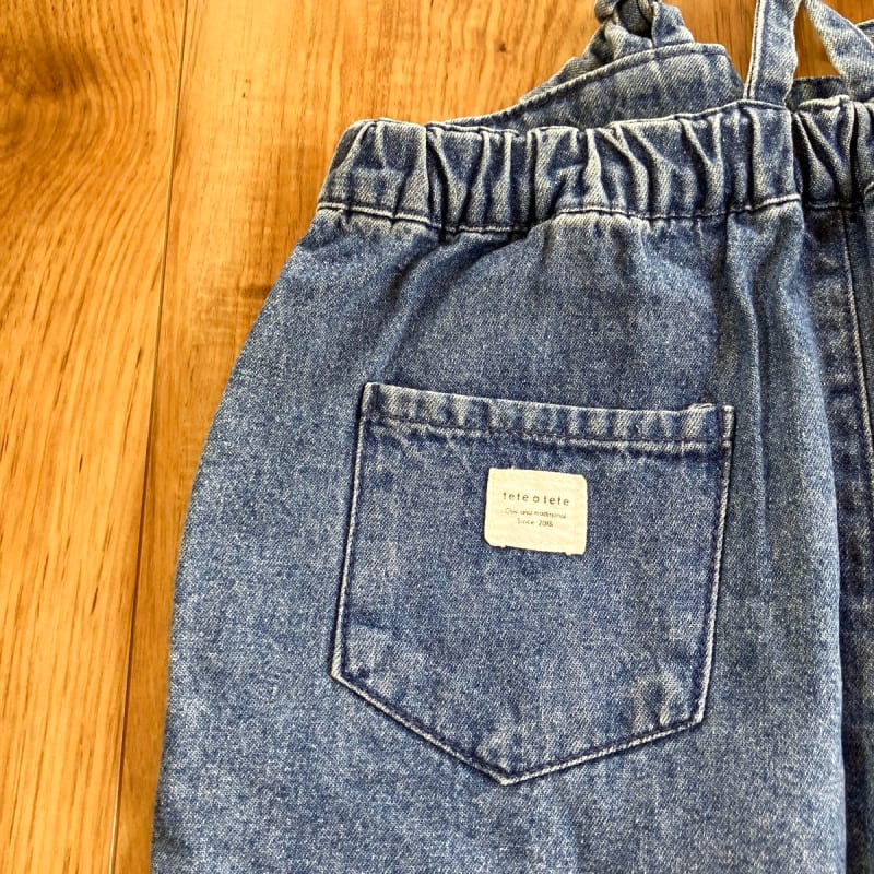 Tete a Tete Denim Overalls Size 100