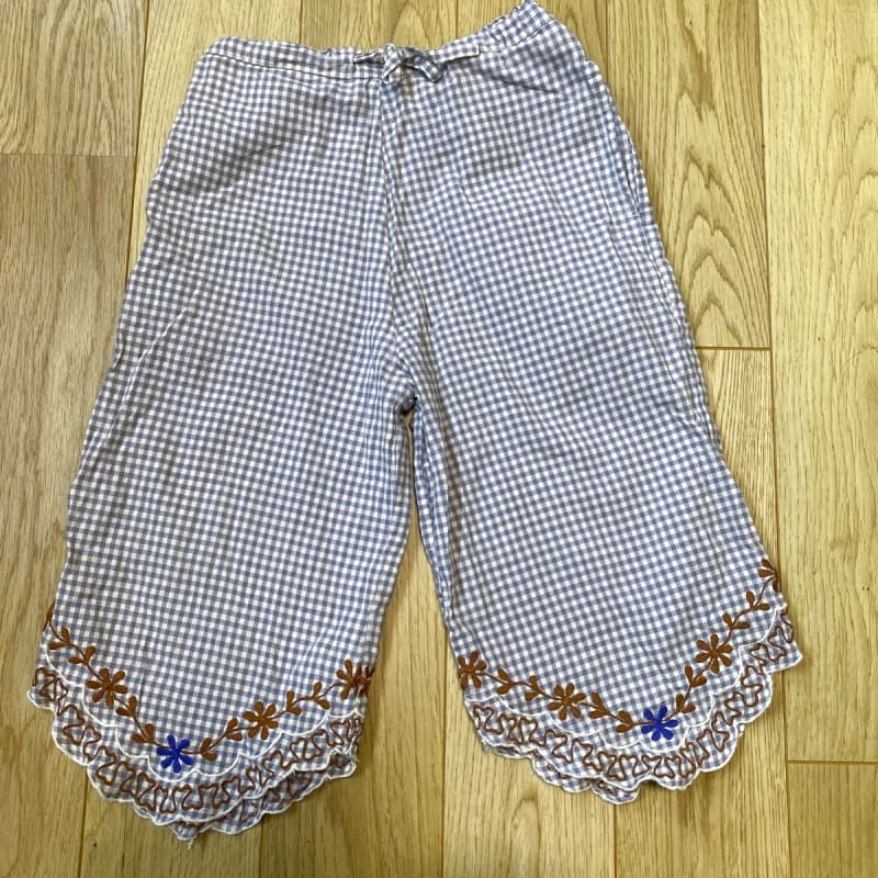 Emile & Ida Kids Trousers Vichy Bleu 4A