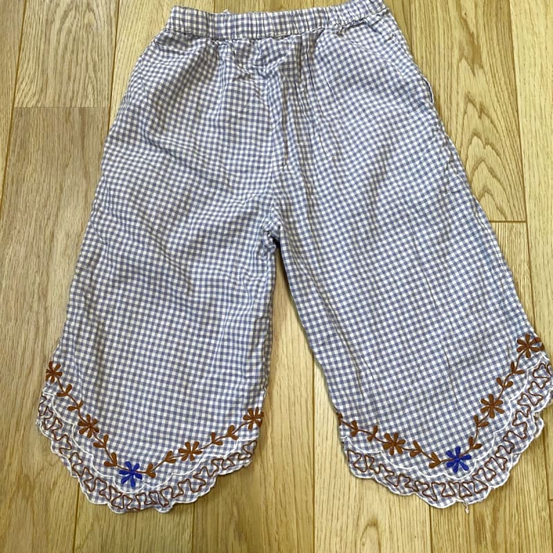 Emile & Ida Kids Trousers Vichy Bleu 4A