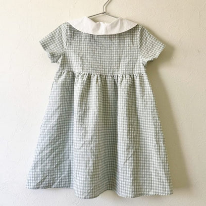 Birthday Gingham Check Dress 110cm