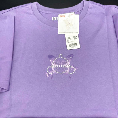Uniqlo UT Skull Panda T-Shirt M Purple