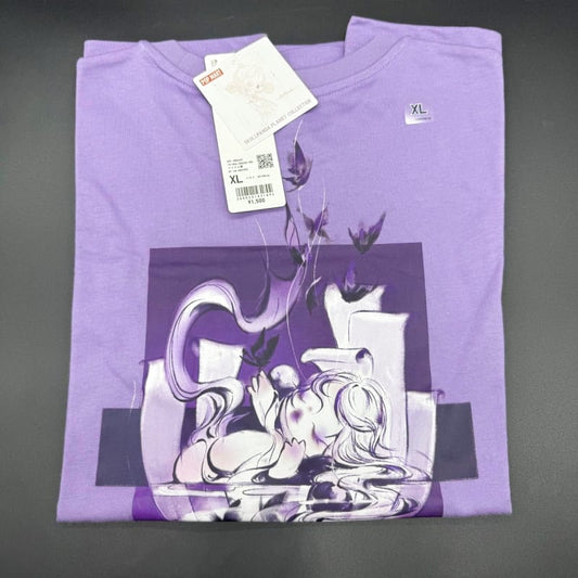 Uniqlo UT Skull Panda T-Shirt M Purple