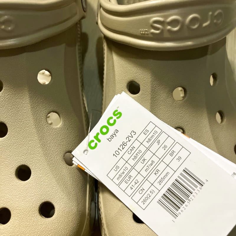 Croc Baya Clog Beige M8/W10