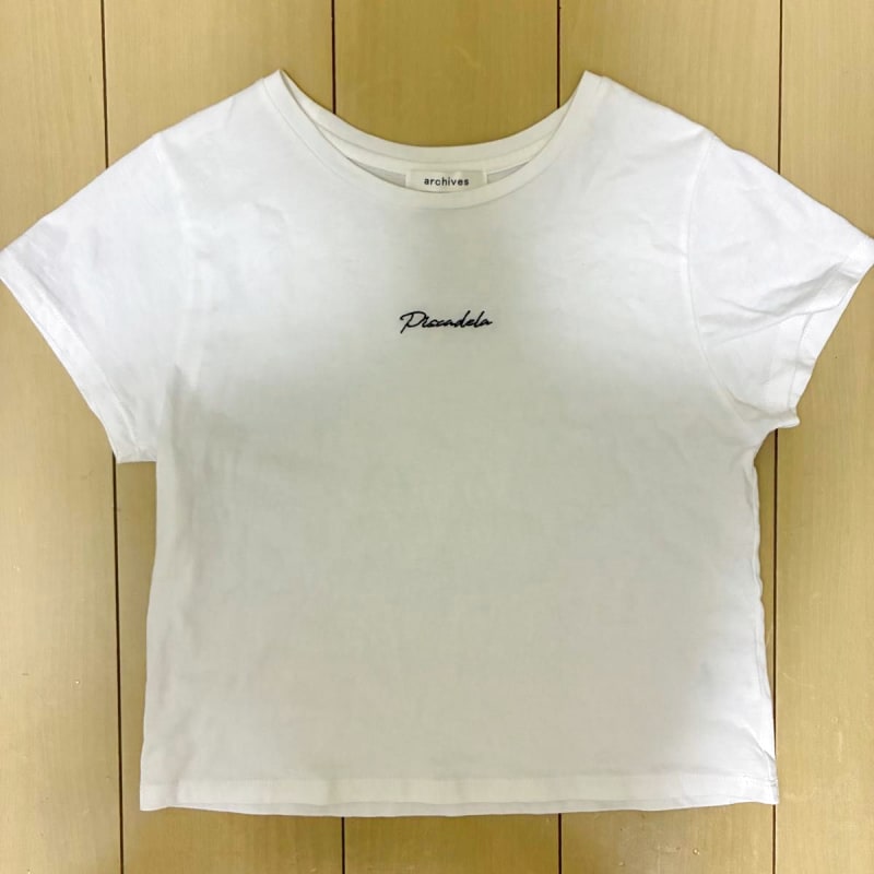 Archives Logo Embroidered T-Shirt