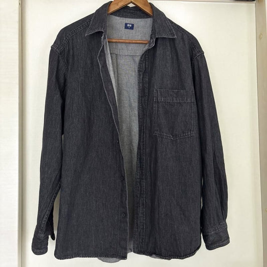 Uniqlo Denim Overshirt Black M