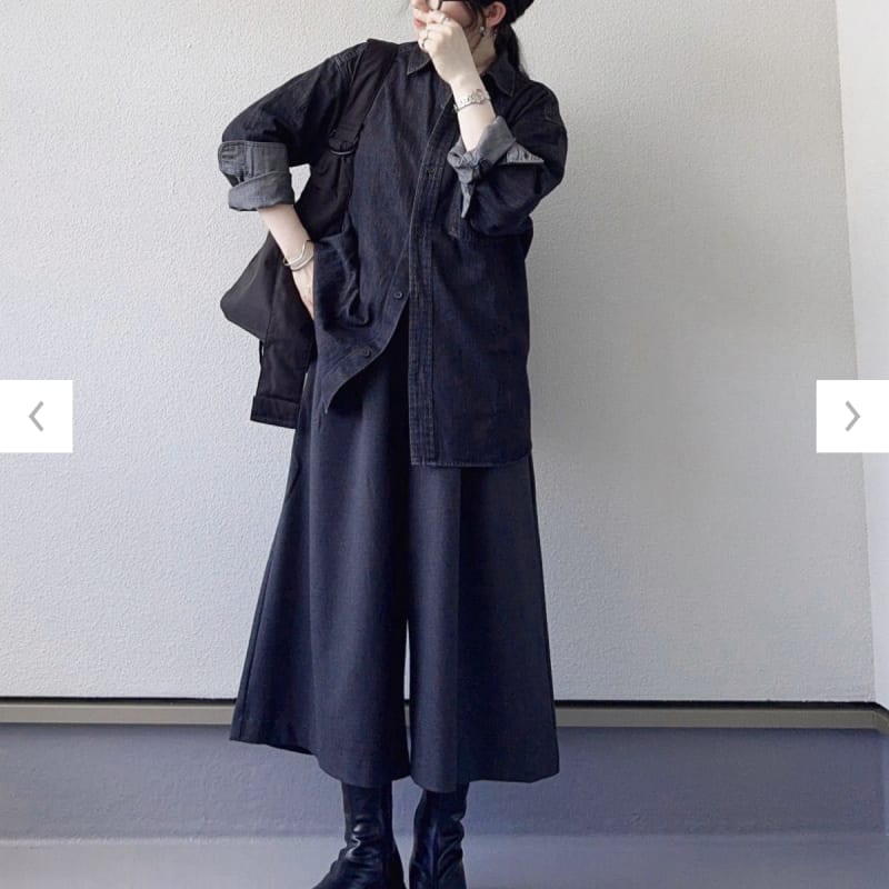 Uniqlo Denim Overshirt Black M