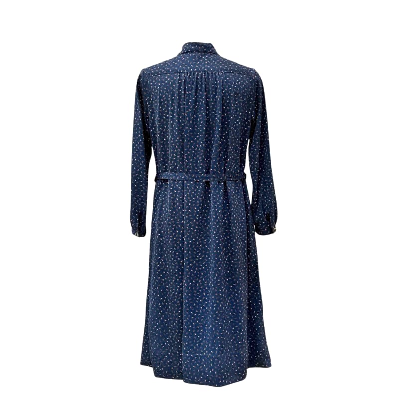 Showa Retro Long Sleeve Shirt Dress Size 9 Vintage