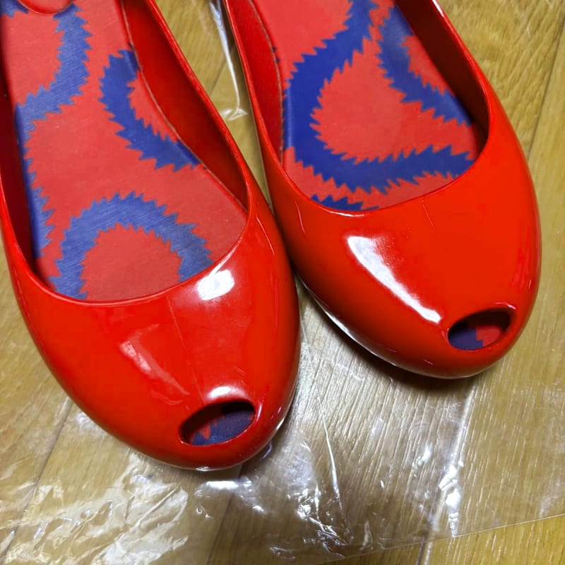 Vivienne Westwood Melissa Ballet Flats Red 24cm