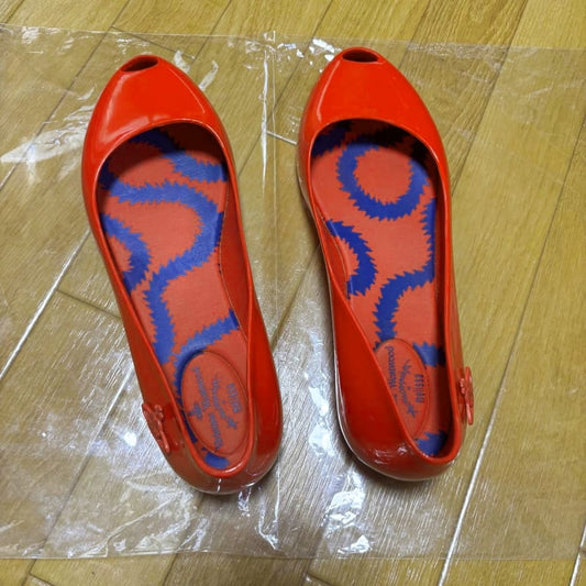 Vivienne Westwood Melissa Ballet Flats Red 24cm