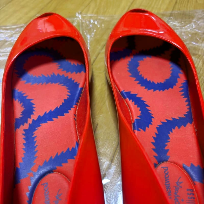 Vivienne Westwood Melissa Ballet Flats Red 24cm