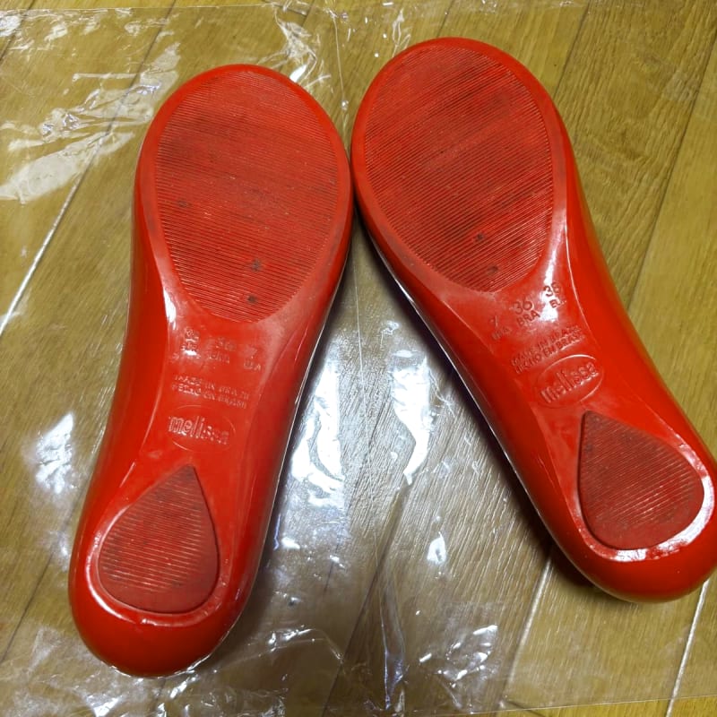 Vivienne Westwood Melissa Ballet Flats Red 24cm