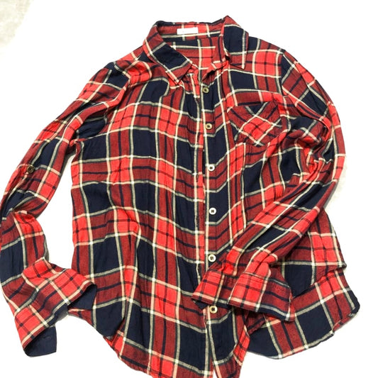 Ladies Long Sleeve Check Shirt S