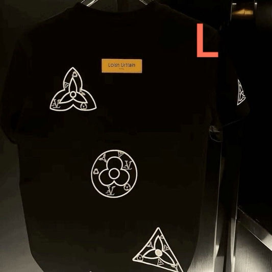 Black Short Sleeve T-Shirt L New