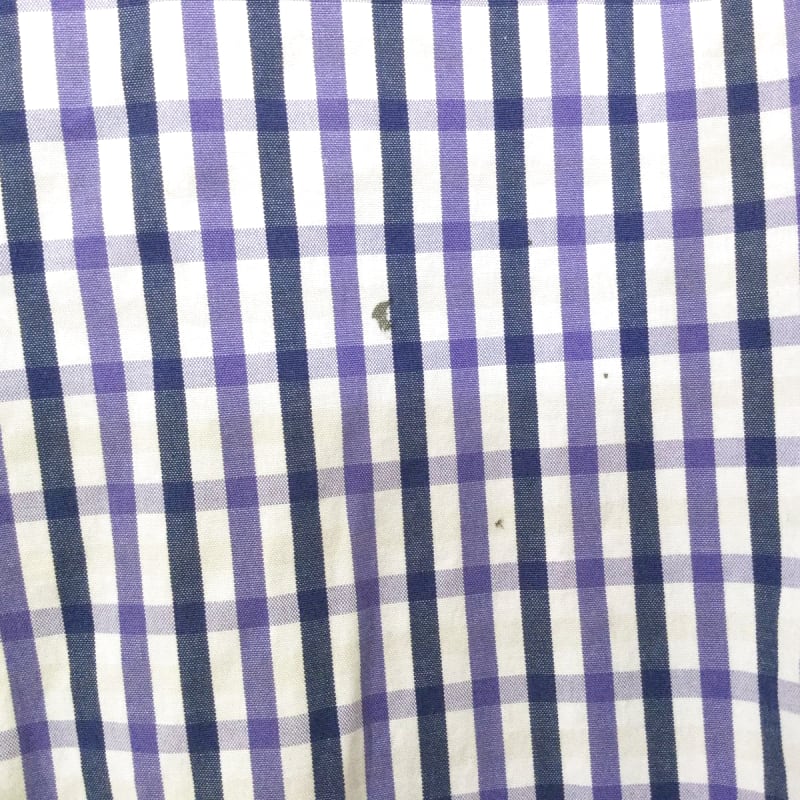 Tommy Hilfiger Logo Embroidered Check Long Sleeve Shirt 2XL Blue Vintage